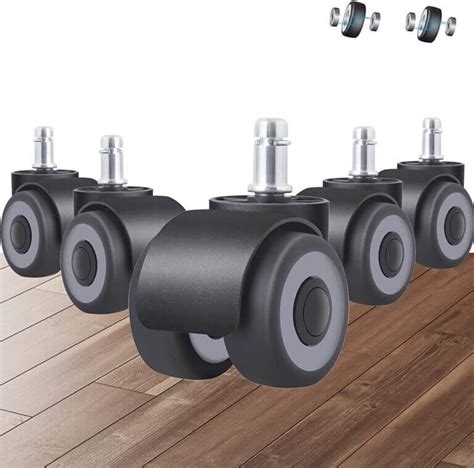 are plastic casters safe for hardwood floors